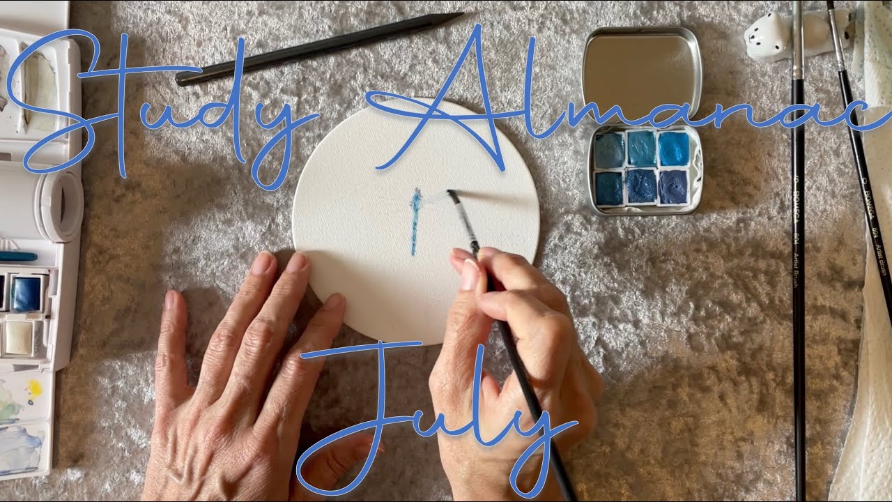 Study Almanac - July🐝[ASMR] books, painting, history, stories - YouTube