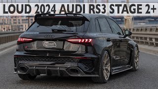 BEST SOUNDING NEW AUDI RS3 8Y SO FAR! STAGE 2+ SPORTBACK WITH MILLTEK STRAIGHT PIPE  EARGASM!