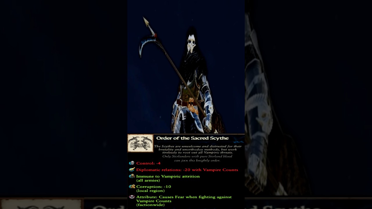 Order of the Sacred Scythe, Vampire Hunters of the Empire