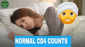 normal value of cd4 count in HIV .