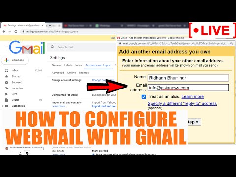 [?LIVE] How to sync Webmail Email account with Gmail interface?