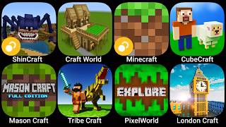 ShinCraft, Craft World, Minecraft, CubeCraft, Mason Craft, Tribe Craft, Pixel World, London Craft screenshot 5