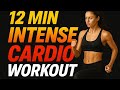 Cardio Workout at Home | 12 Minute Quick Fat Burning Routine