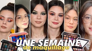 1 SEMAINE DE MAQUILLAGE (avec plein d’anciennes palettes) !