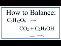 Balancing Chemical Equations and Fermentation