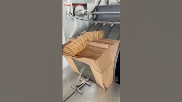 Roll Fed Square Bottom Paper Bag Machine|With Round Handle
