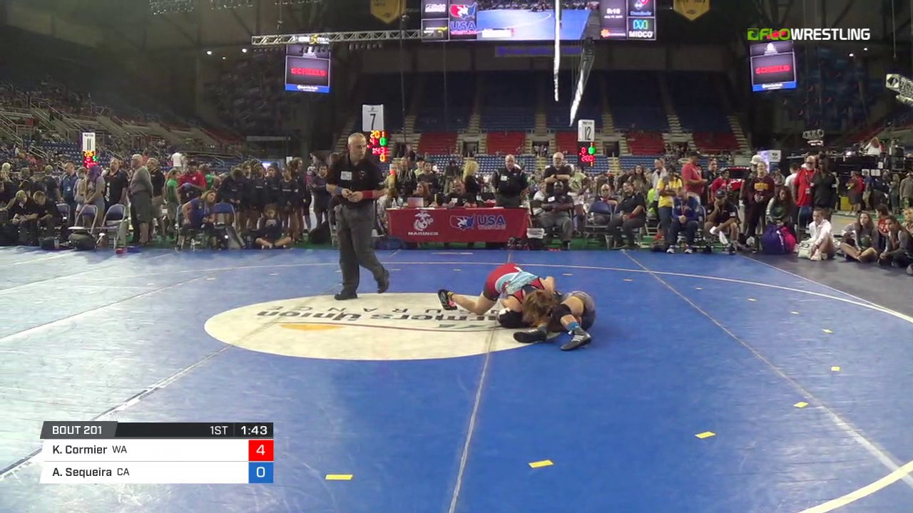 Cadet WM 100 Qtrls - Kenzie Cormier (WA) vs. Alyssa Sequeira (CA) - YouTube