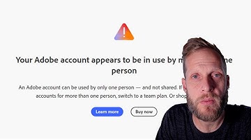 Adobe subscription sharing is over.