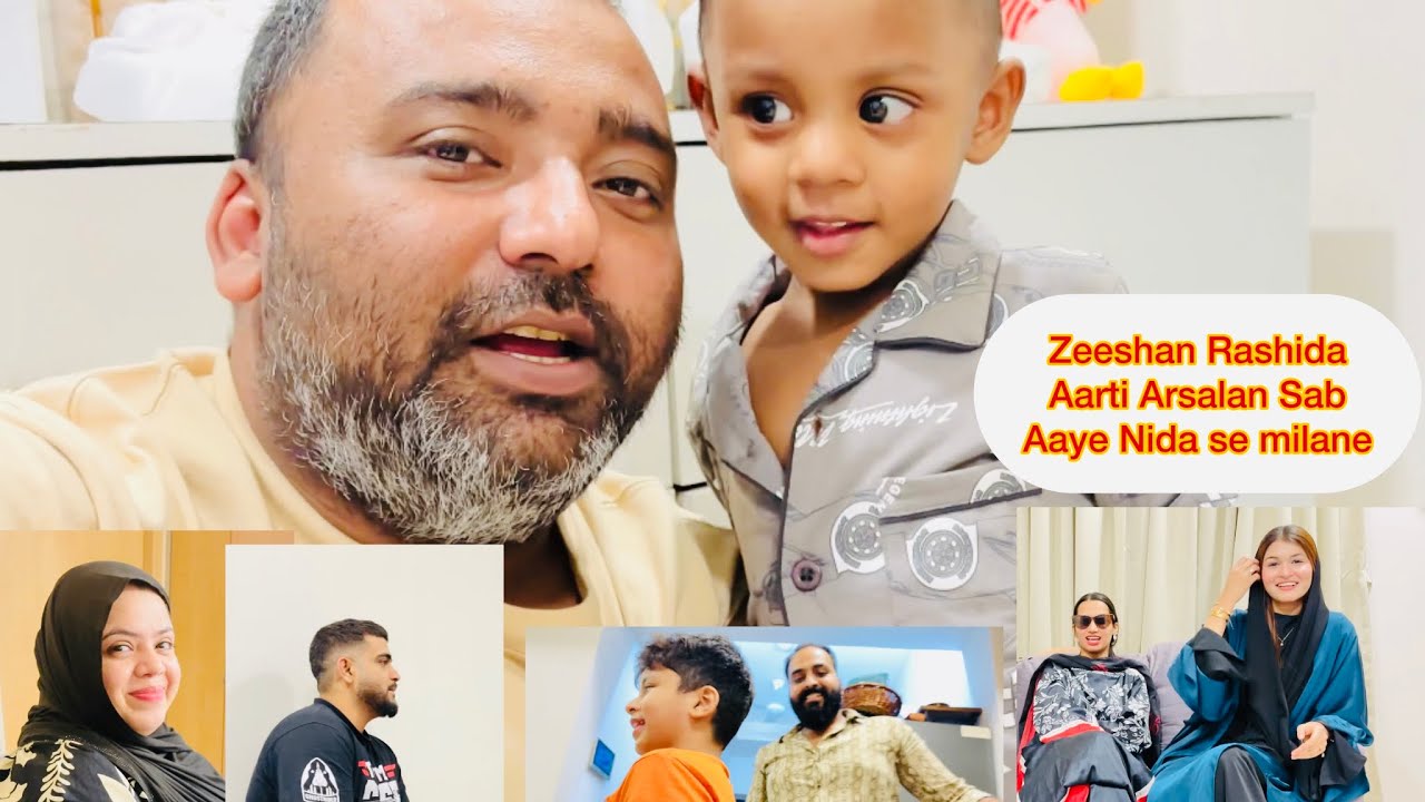 Zeeshan Rashida Aarti Arsalan Sab Aaye Nida se milane🤣🤣🤣
