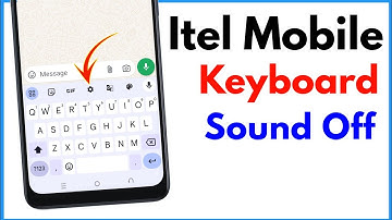 Itel Keyboard Sound Off | How To Off Keyboard Sound In Itel Phone
