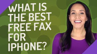 What is the best free fax for iPhone?