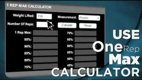 Bodybuilding com   Calculate Your One Rep Max!