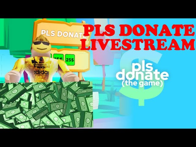 🔴LIVE] Pls Donate DONATING 1000 ROBUX TO 40 PEOPLE🤑 