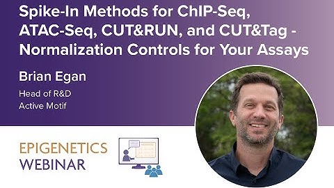 [WEBINAR] Spike-In Methods for ChIP-Seq, ATAC-Seq, CUT&RUN and CUT&Tag – Normalization Controls
