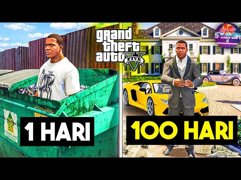 100 HARI DI GTA 5 | Tantangan HARDCORE Bertahan Hidup di Negara Korup