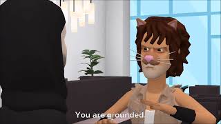 Shadow Master (Paddle Pop) gets grounded for nothing by Max the lion and Leena the lion