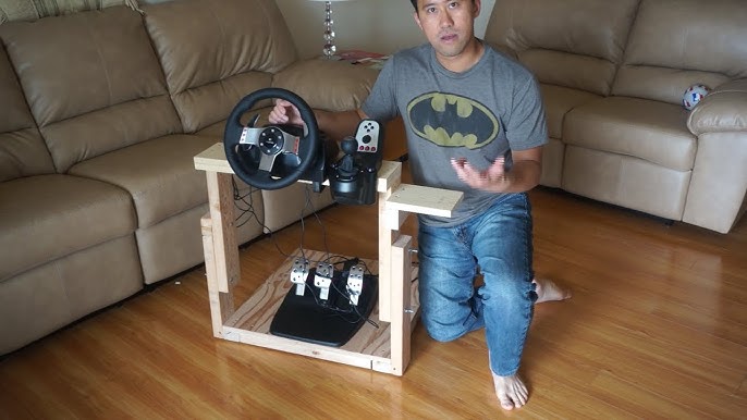 How To Build A Cheap Racing Wheel Stand For Your Couch! Fits G27, G29 -  Youtube