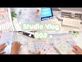 [asmr] Studio Vlog 003: prepping for shop update, packaging, making stickers