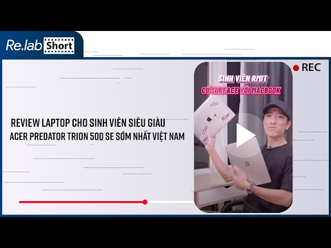 Review laptop cho sinh viên SIÊU GIÀU - ACER Predator Trion 500 SE sớm nhất Việt Nam #Shorts