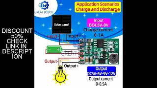 3.7V 4.2V Charger 5V 6V 9V 12V Discharger Board DC DC Converter Boost Module Solar Mobile Power Char