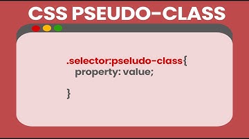 CSS Pseudo-Classes Explained Lesson - 17