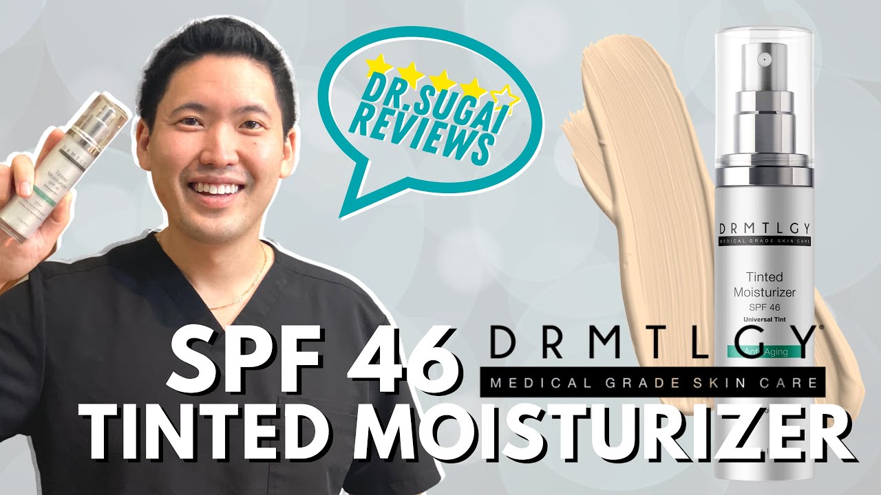 ⁣Dr. Sugai Reviews: DRMTLGY SPF 46 Anti-Aging Tinted Moisturizer- is the PRICE too GOOD to be TRUE?