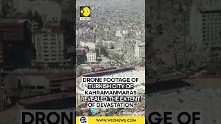 Drone Footage of Turkey before and after quake I WION Shorts