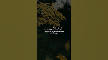 ولقد أرسلنا موسى بآياتنا وسلطان مبين ۝ إلى فرعون وملئه فاتبعوا أمر فرعون ..| سعد الغامدي