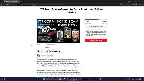 ITP Corporation Scam, How YOU can help bring the scammers to justice. New ITP APP SCAM #scamalert