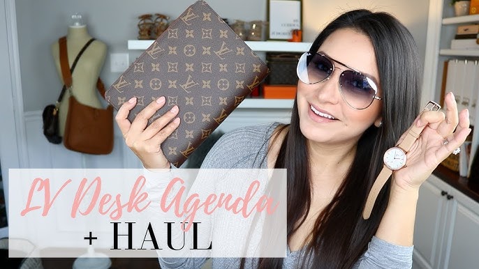 LV Desk agenda • Review and flip through • Vintage Louis Vuitton 