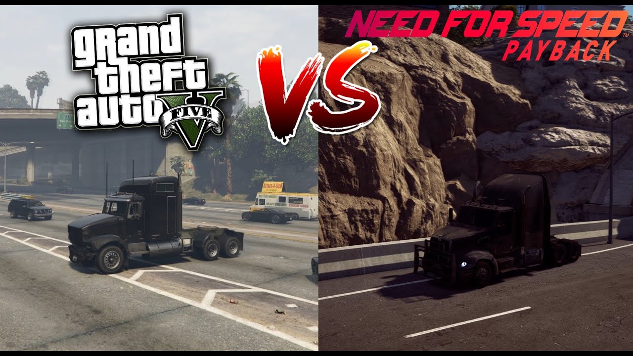 КАКОЙ ГРУЗОВИК БОЛЬШЕ НРАВИТСЯ? GTA5 VS NFS PAYBACK🔴|СРАВНЕНИЕ ИГР|✅1080HD