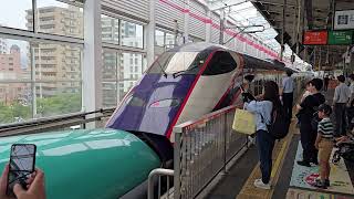 【つばさ129号】129M E3系2000番台L70編成 福島駅 発車シーン