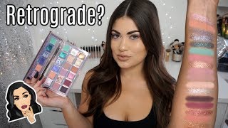 Huda Beauty MERCURY RETROGRADE Palette 🌙 First Impression & Swatches