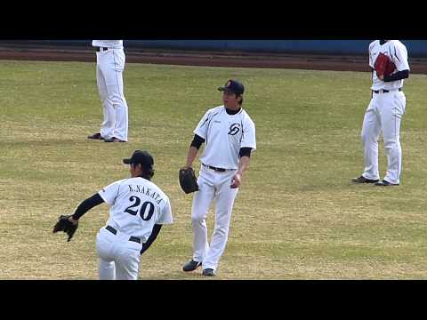 2013.11.14　中日ドラゴンズ秋季キャンプ7　大野キャッチボール