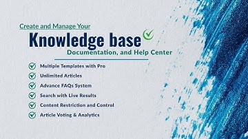 Instant Knowledge Base Plugin for WordPress – Create Smart Docs, Wikis & Support Pages in Minutes!