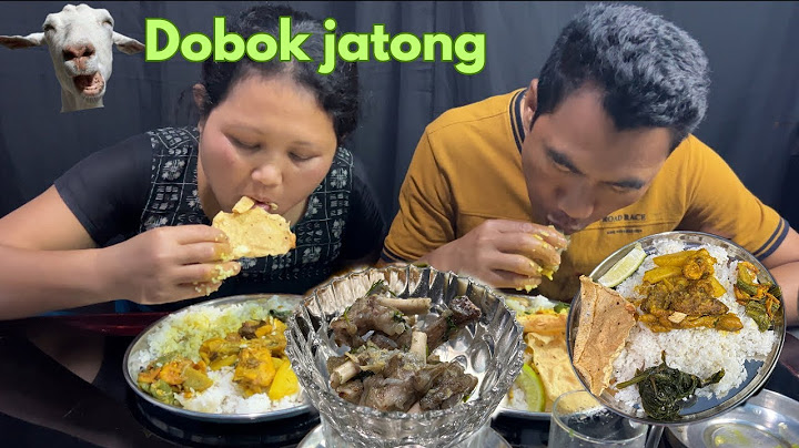 Dobok jatong daalni bijak 🤤 | Husband & Wife eating mutton leg | Bura Buri Mukbang 🥰