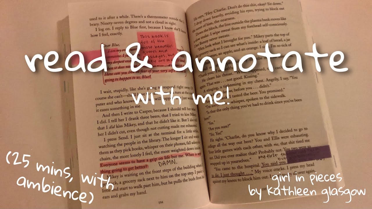 read & annotate with me | lofi asmr | 25 mins