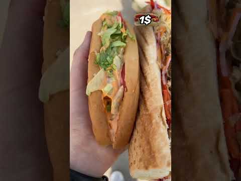 ХОТ-ДОГ за 1$ и за 7$!😨Разница!🔥