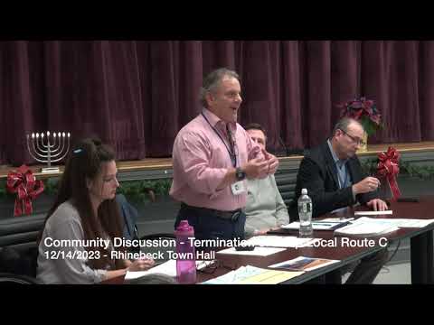 Community Discussion Termination of Loop Local Route C - 12/14/2023