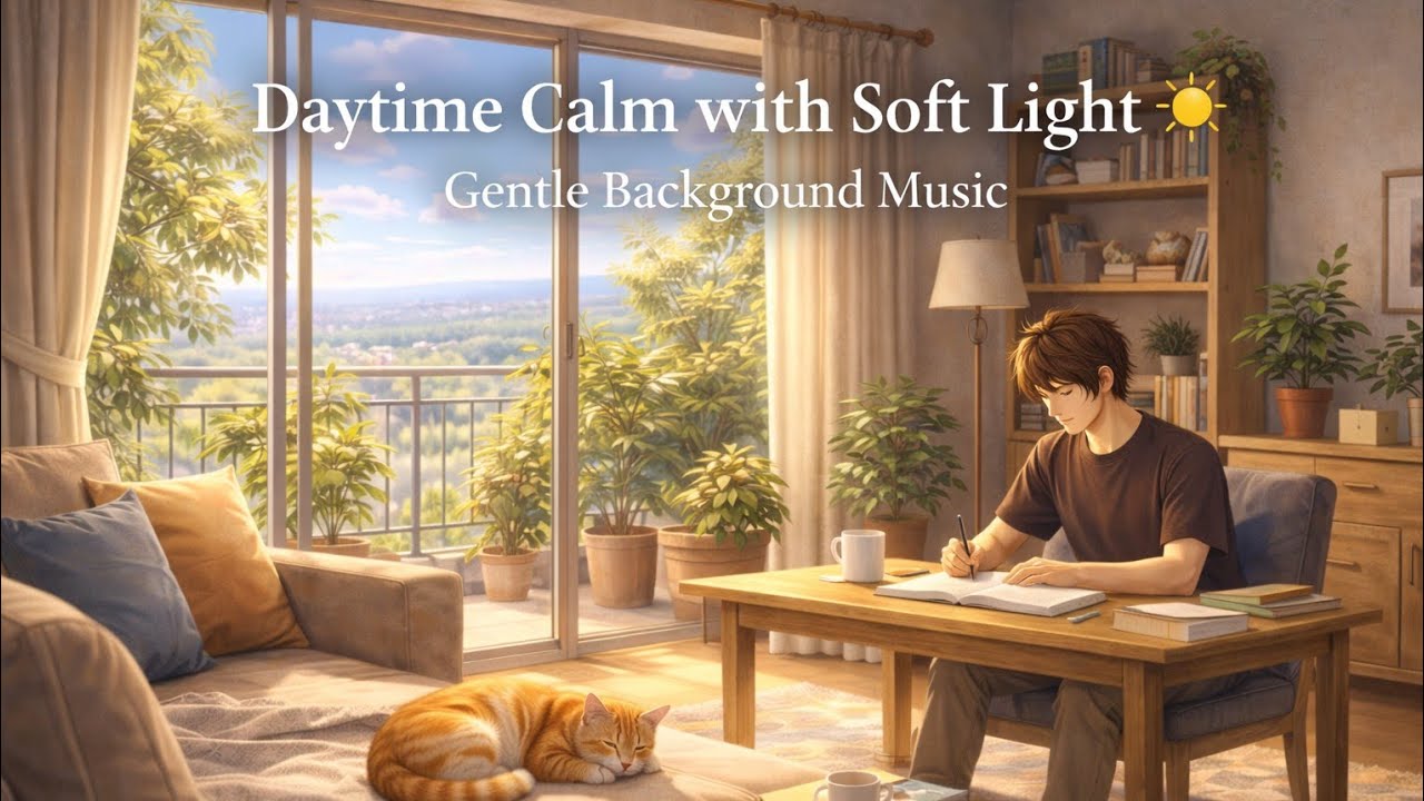 Calm with Soft Light ☀️ | Gentle Background Music