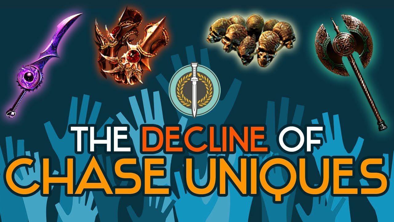 path of exile the decline of chase uniques youtube