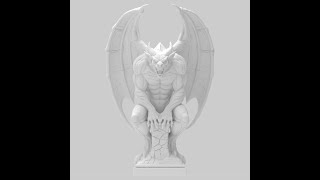 🦇The Eternal Gargoyle  📌 3D Print Model Challenge - Halloween Creations