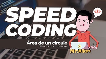 Speed Coding: Área de un círculo (PSeInt + Java + JavaScript + Python)