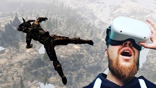 Skyrim Giants launch are different in VR!