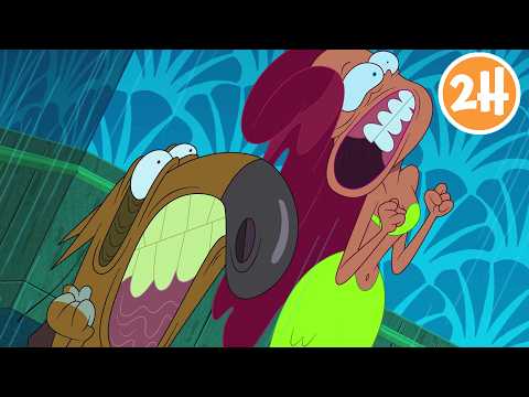 Trancados no elevador! | Zig e Sharko | Desenho Animado em Português