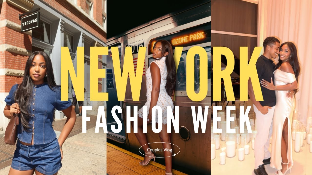 NYFW COUPLES VLOG (Reunited in NYC, Beauty Events, Travel Vlog, & City Life)