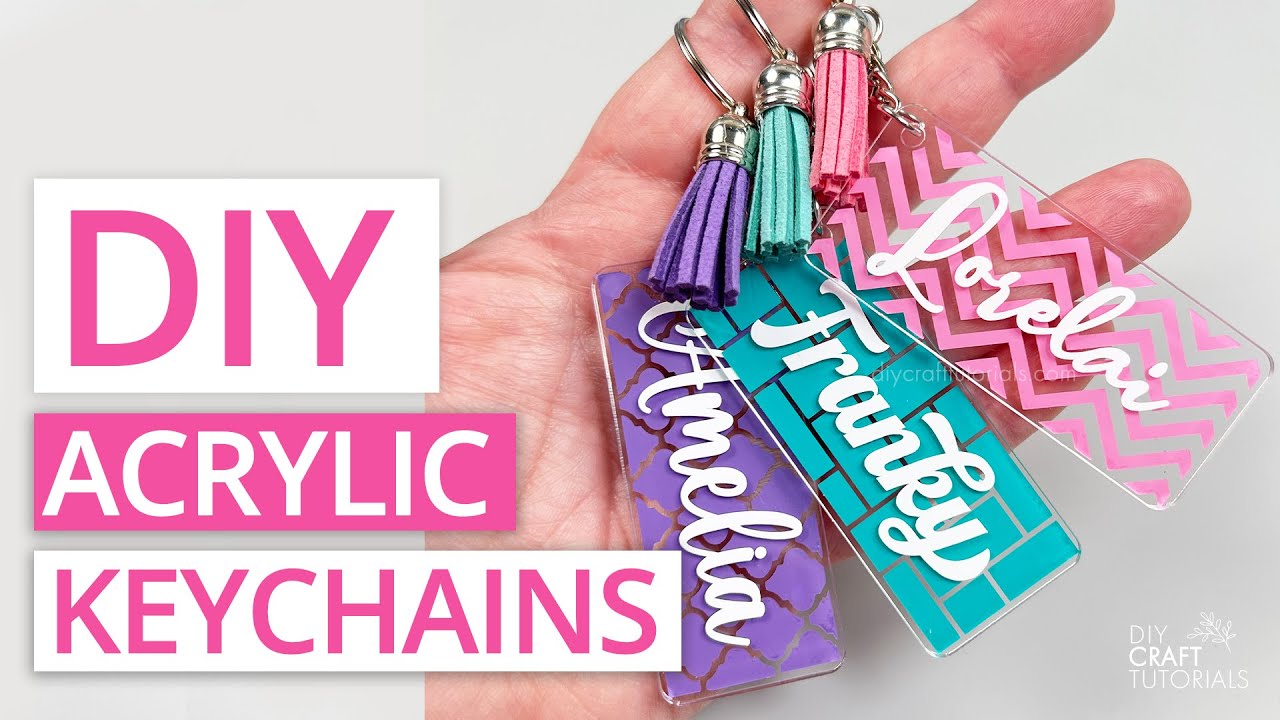 DIY Acrylic Keychains Story • Color Made Happy