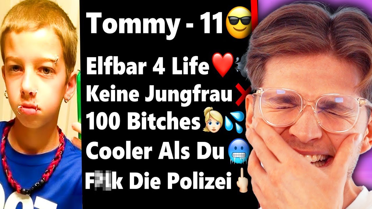 Kleiner Junge denkt er wäre ein Gangster