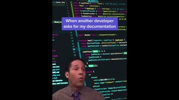 Documentation is a coder