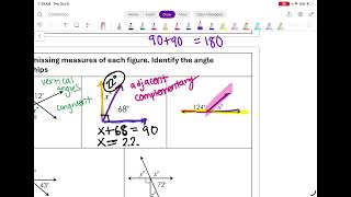 Angle Relationships Video #2 - Using Angle Relationships to find angle measures